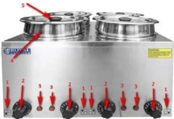 Royal Catering RCBM-1/4R - INSTALLATION DE L'APPAREIL - 1
