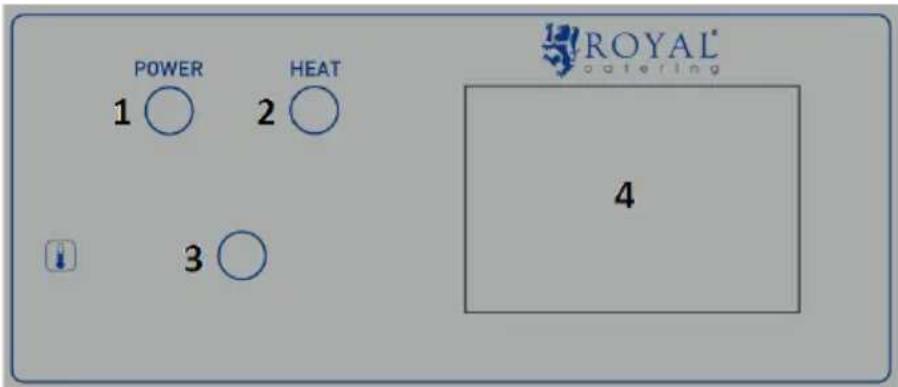 Royal Catering RCEG-73R - CONTROL PANEL | RCEG-51R | - 1