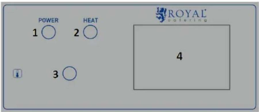Royal Catering RCEG-73R - PANEL STEROWANIA |RCEG-51R| - 1