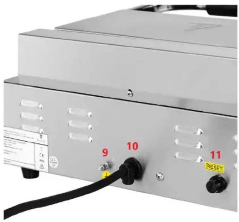 Royal Catering RCPKG-1800-R - Description de l'appareil - 2