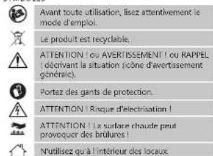 Royal Catering RC_BM_03 - AVANT LA MISE EN SERVICE, LES INSTRUCTIONS D'UTILISATION DOIVENT ÊTRE LUES ET COMPRISES DE FAÇON PRÉCISE. - 1