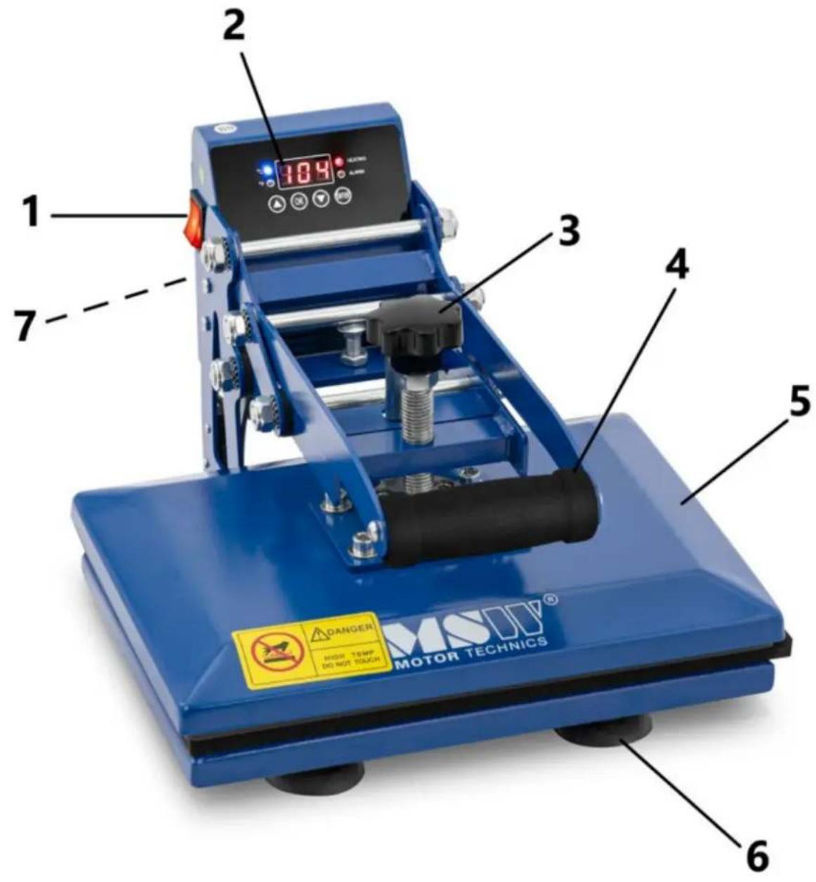 MSW C&A HP 100 - Beskrivelse af enheden - 1