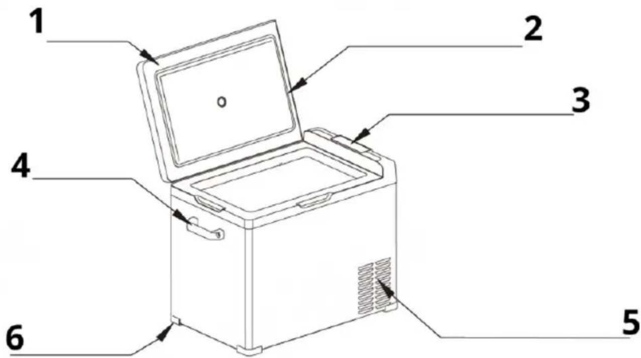 MSW CRF40-BT - Laitteen kuvaus - 1