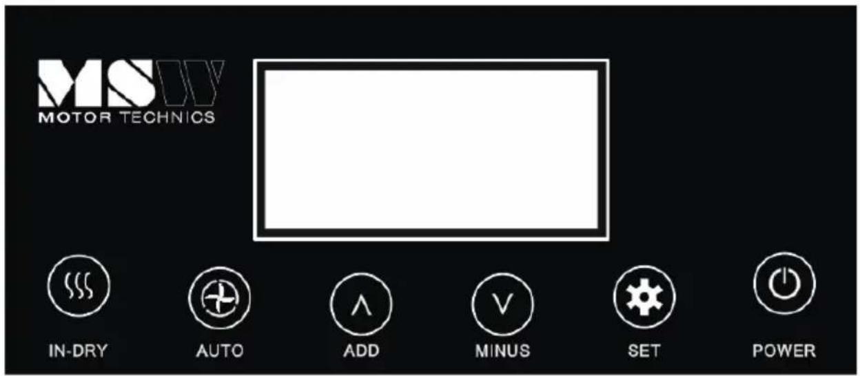 MSW DEH4050H - Kontrolpanel - 1