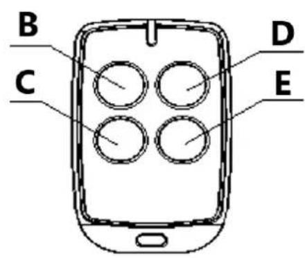 MSW GDOOR-005B - Fernbedienung löschen - 2