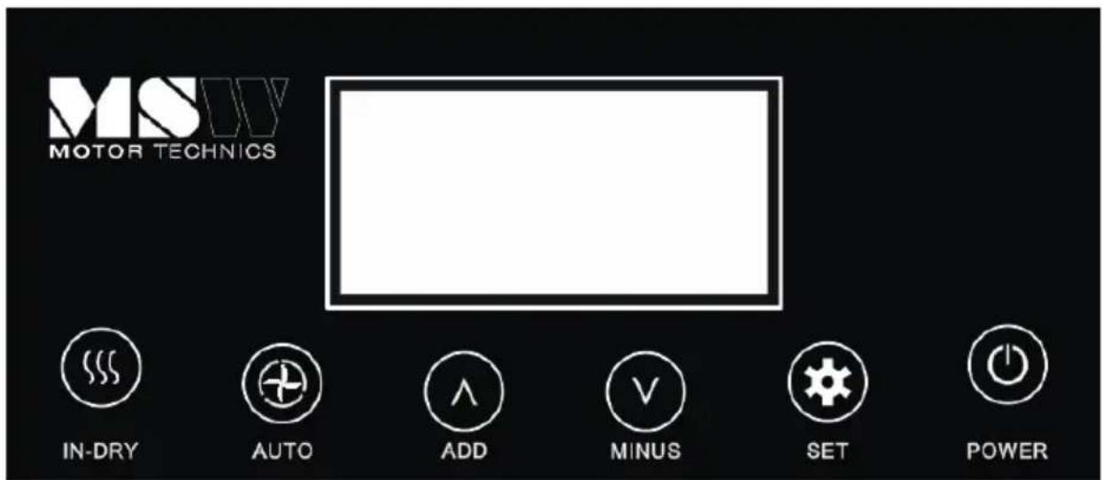 MSW DEH4090H - Panel sterowania - 1