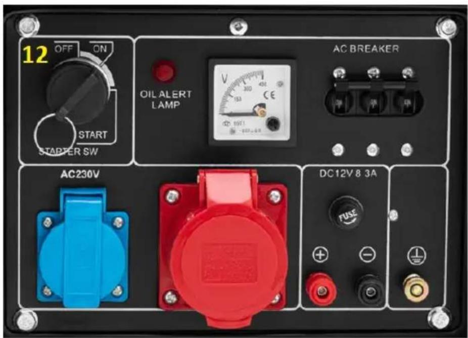 MSW AVR 6000S EURO5 - PANEL DE MANDO - 2