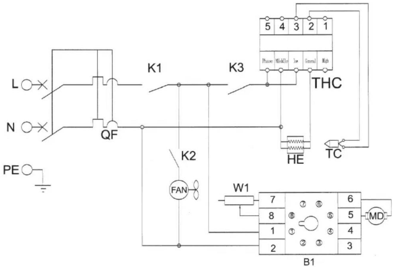 MSW CSMH-100 - Elektromos kapcsolási rajz - 1