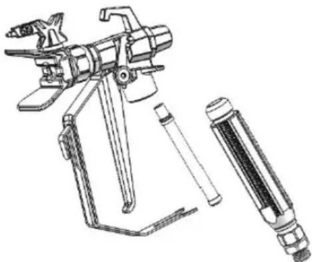 MSW HSPR-650 - Het pistool reinigen - 1