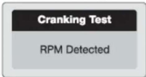 MSW OBD1 - Cranking system test (MSW-OBD2 only) - 2