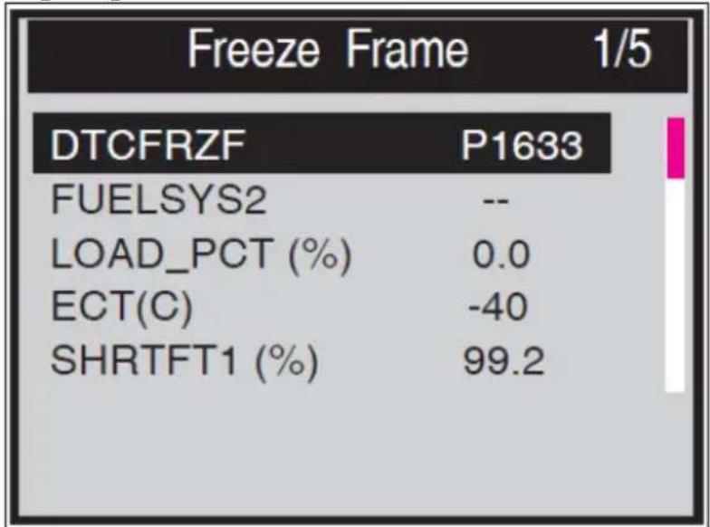 MSW OBD1 - Freeze Frame-Daten anzeigen - 1