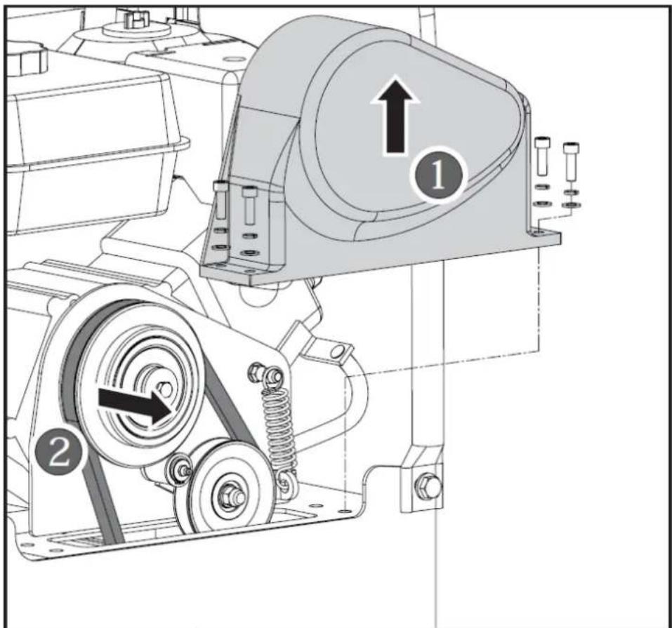 MSW FPLAT35 WMAX - Výměna klínového řemene - 1