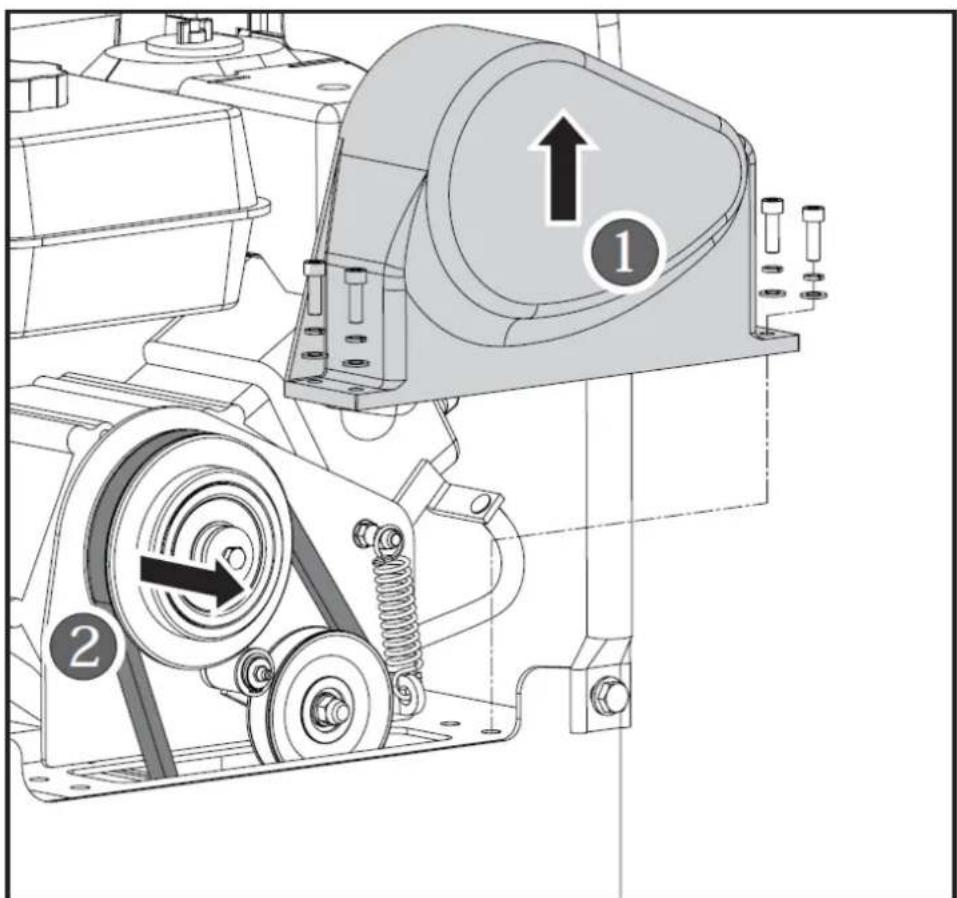 MSW FPLAT35 WMAX - V-hihnan vaihto - 1