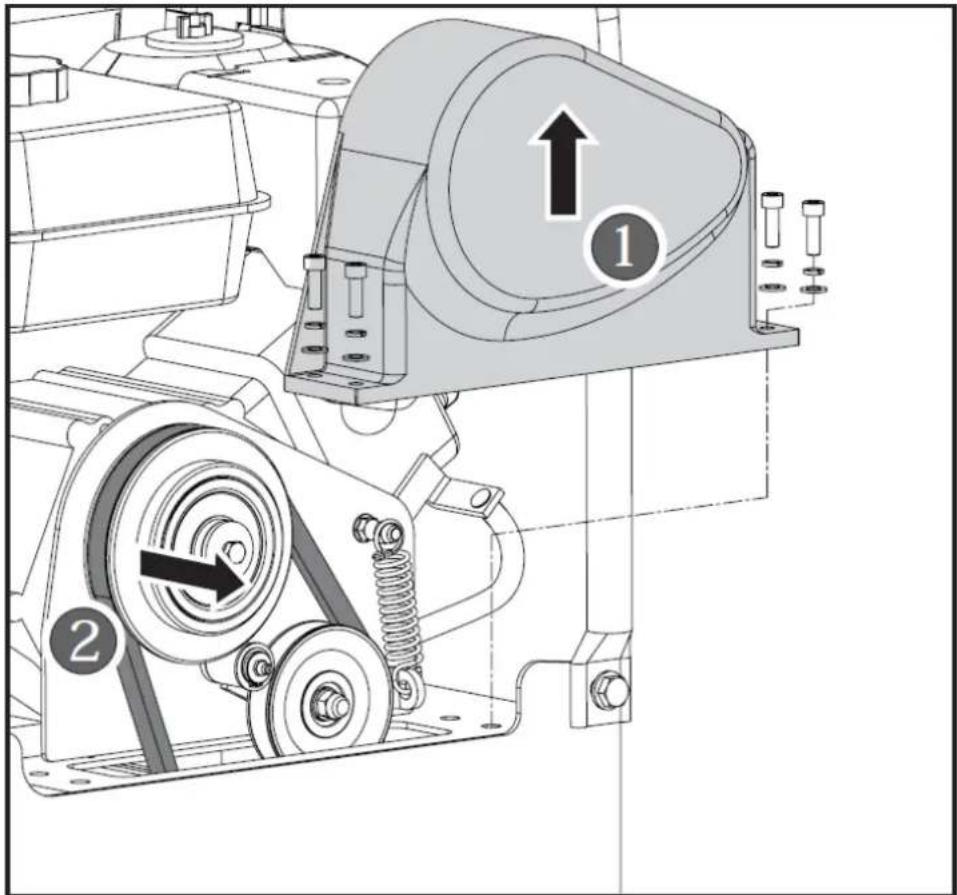 MSW FPLAT35 WMAX - Reemplazo de correa trapezoidal - 1