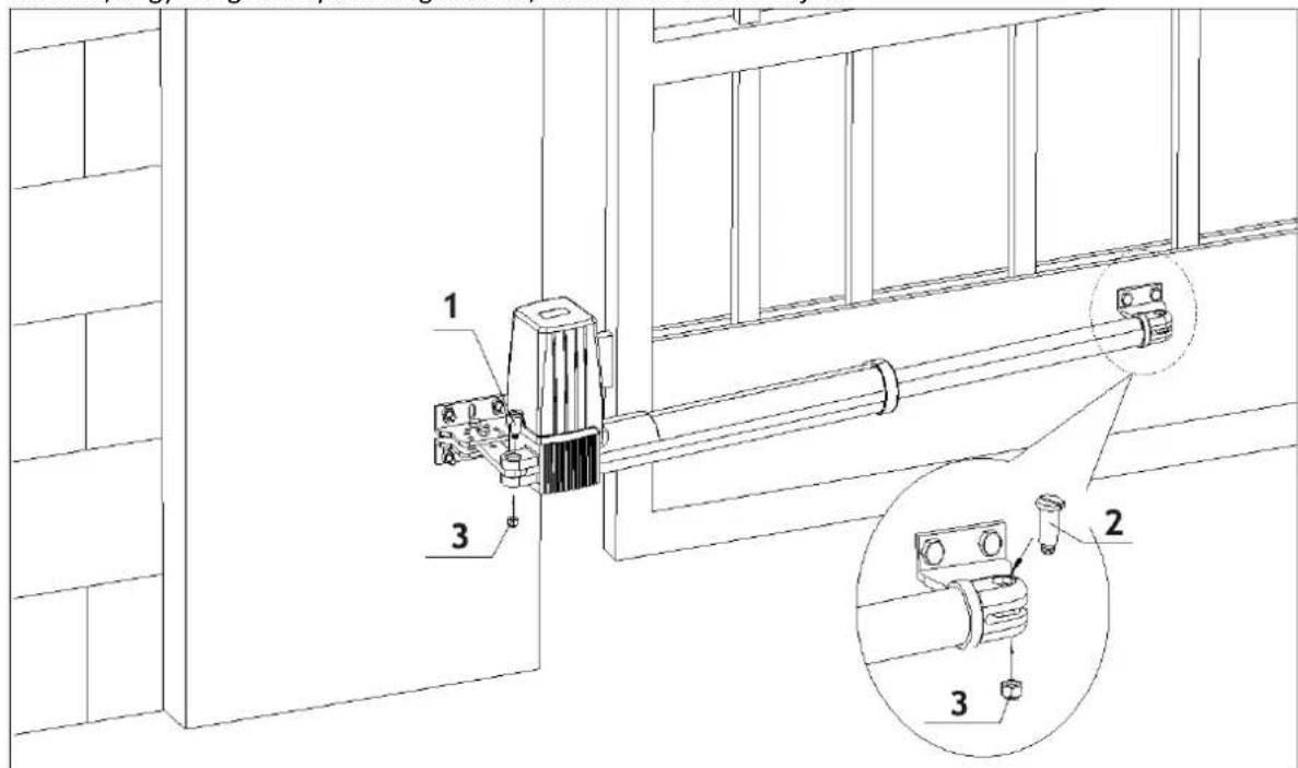 MSW GDOOR-004B - A telepítés lépései - 3