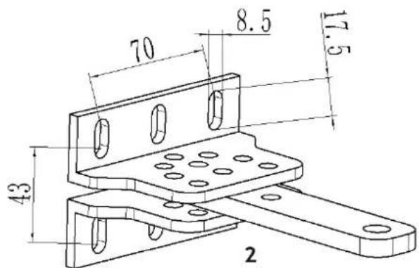 MSW GDOOR-004B - Batterianslutning (24VDC): - 2