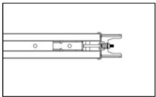 MSW GDOOR-001A - 3-delad stålspår: - 1