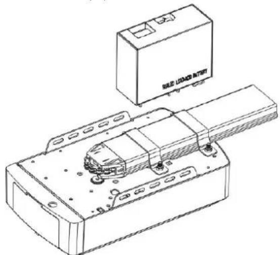 MSW GDOOR-001A - Binario in acciaio in 3 parti: - 3