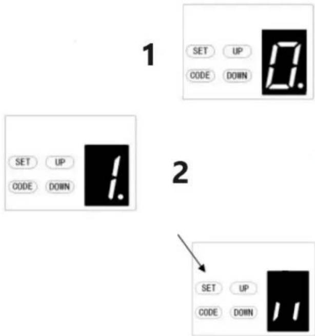 MSW GDOOR-001A - IMPOSTAZIONE FUNZIONE RICONOSCIMENTO PULSANTI DEL TRASMETTITORE - 1