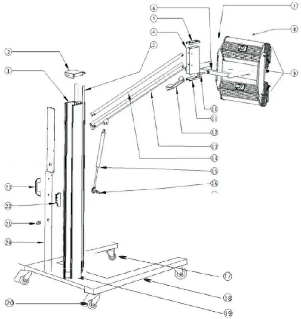 MSW IPD-2000-2H - MSW-IPD-2000-2W (viz montážní výkres níže) - 1