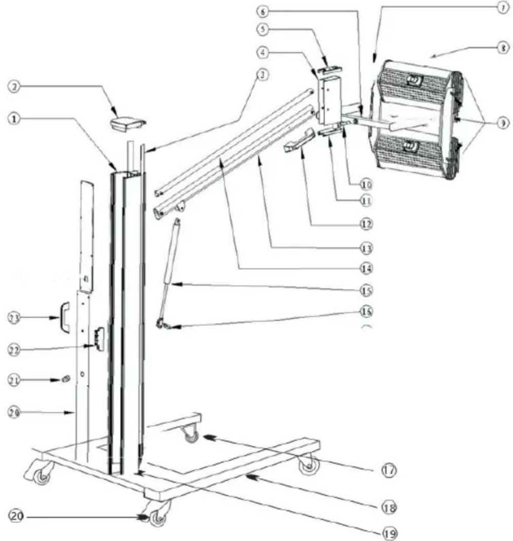 MSW IPD-2000-2H - MSW-IPD-2000-2W (voir le plan de montage ci-dessous) - 1