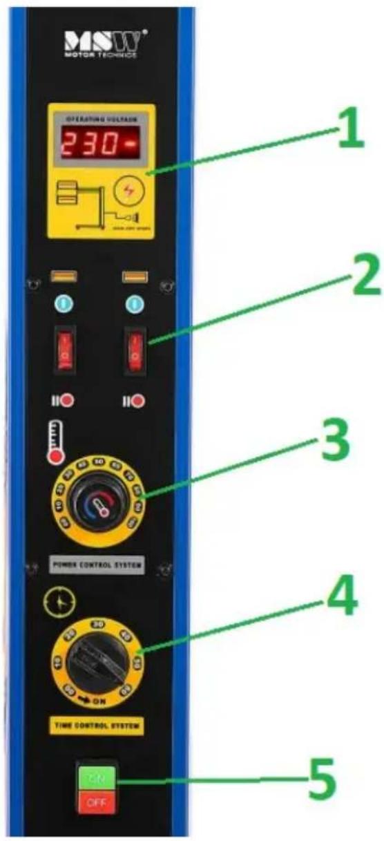 MSW IPD-2000-2H - Panel sterowania - 1