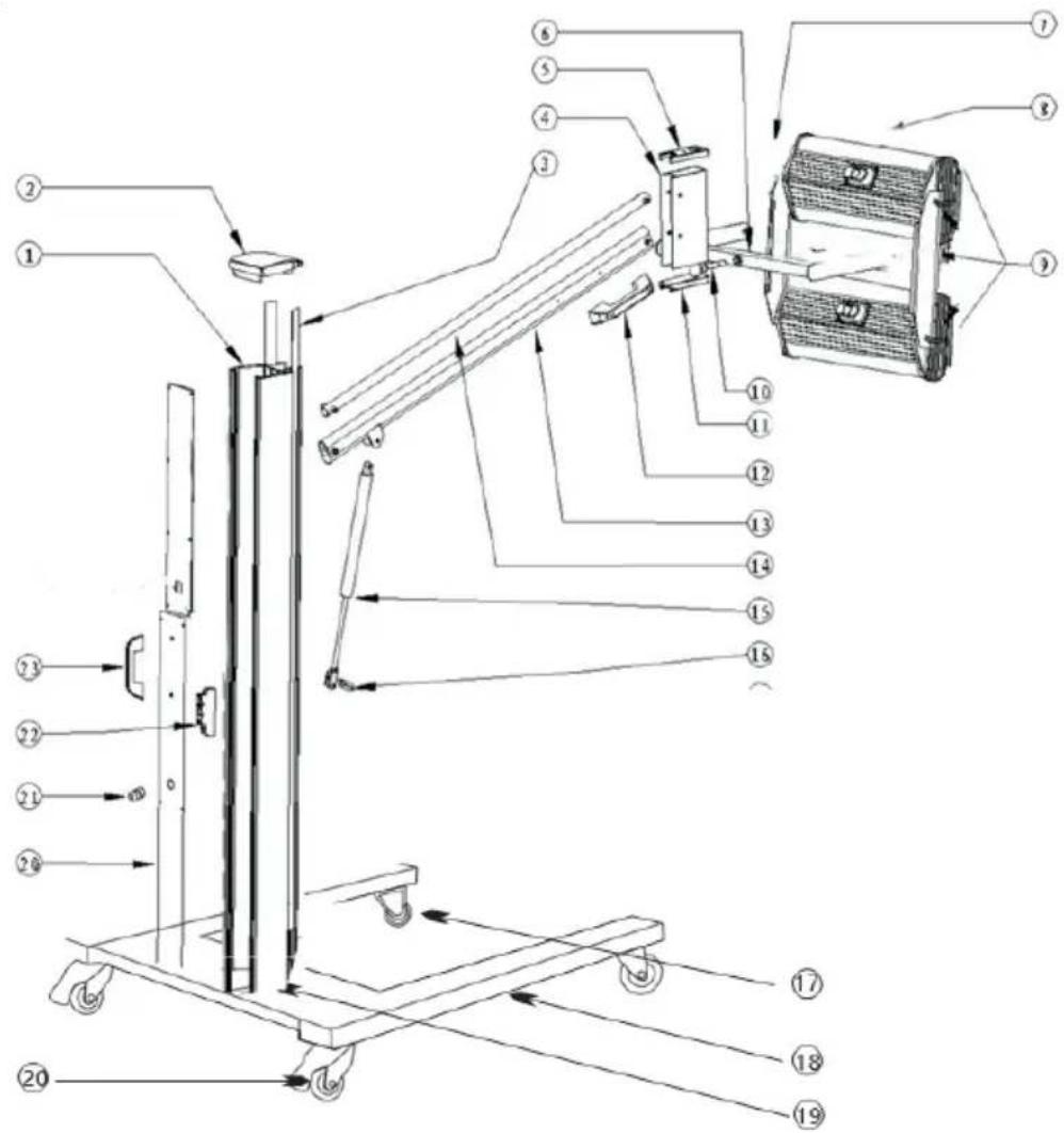 MSW IPD-2000-2H - MSW-IPD-2000-2W (véase el plano de montaje más abajo) - 1
