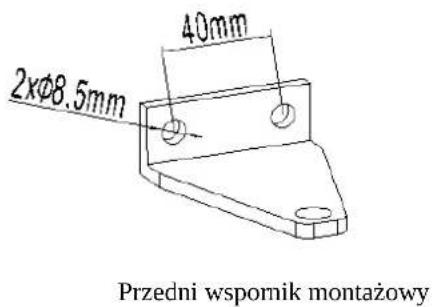 MSW GDOOR-003B - Rozmiar płyty montażowej - 1