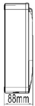 MSW GDOOR-003B - Dimensioni della scatola di controllo - 2