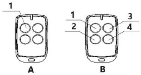 MSW GDOOR-003B - Odstranit dálkové ovládání - 1