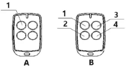 MSW GDOOR-003B - Fernbedienung löschen - 1