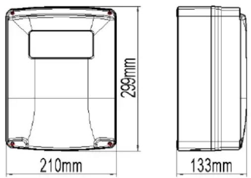 MSW GDOOR-003B - Grootte van de schakelkast - 2