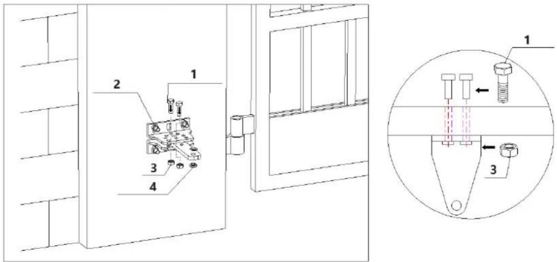 MSW GDOOR-003B - Lisävarusteiden asennus - 1