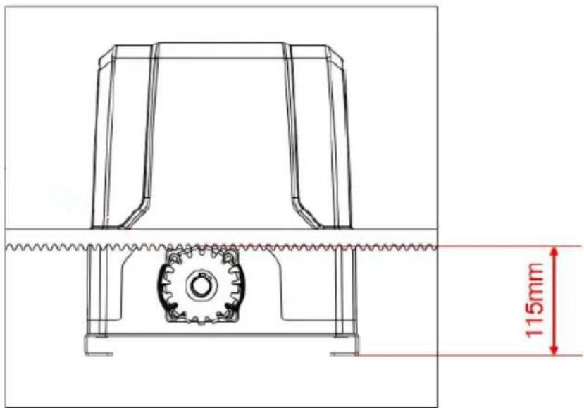 MSW GDOOR-002A - ALLINEAMENTO CREMAGLIERA E MOTORE - 1