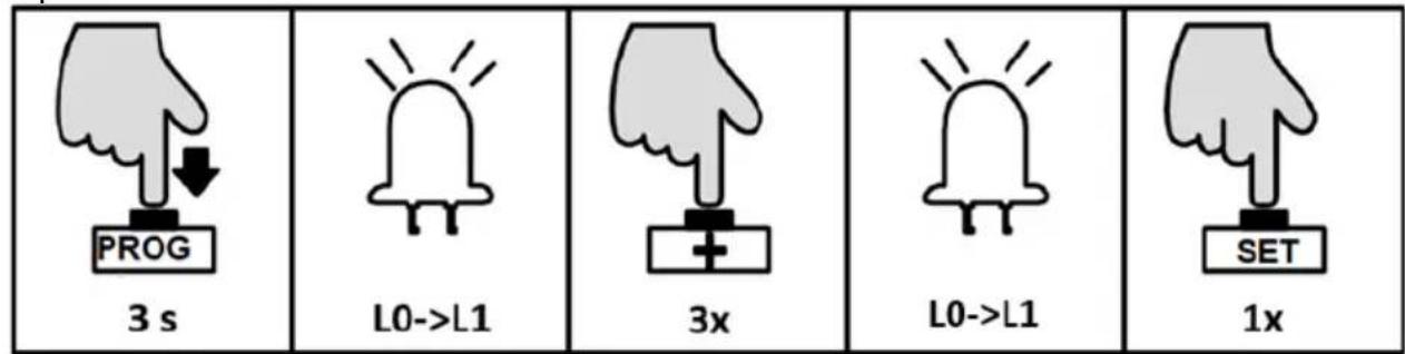 MSW GDOOR-002A - WORKING MODE SETTING (L1) - 1