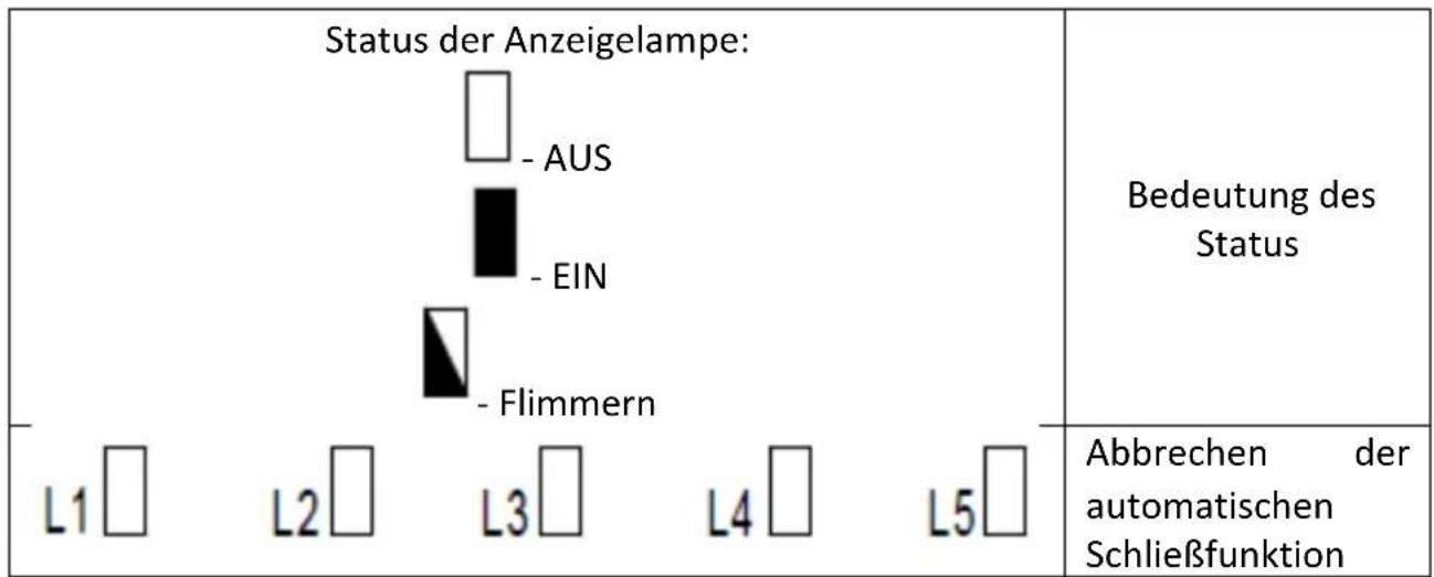 MSW GDOOR-002A - EINSTELLUNG DER FUNKTION "AUTOMATISCHES SCHLIESSEN" (L5) - 2
