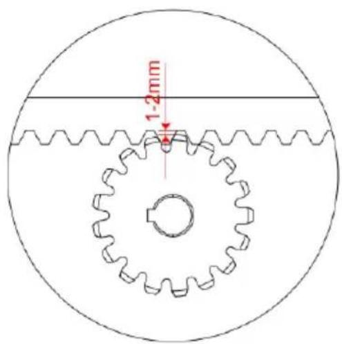 MSW GDOOR-002A - USTAWIENIE PRZEKŁADNI I SILNIKA - 2