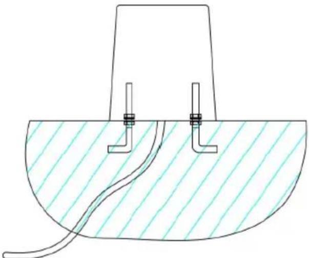 MSW GDOOR-002A - MOTOR BASE FIXING - 1