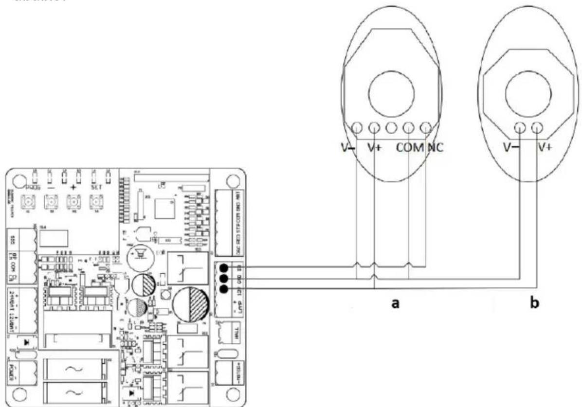 MSW GDOOR-002A - CONECTANDO FOTOCÉLULAS INFRAVERMELHAS - 2