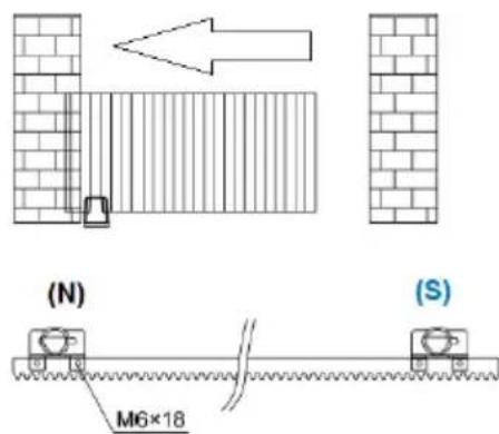 MSW GDOOR-002A - ALINHAMENTO DA CREMALHEIRA E DO MOTOR - 5