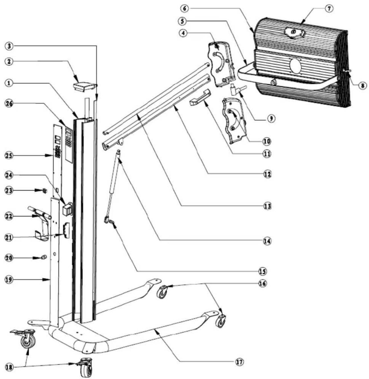MSW IPD-4000-4WM-220 - MONTÁŽ JEDNOTKY (viz montážní výkres níže) - 3