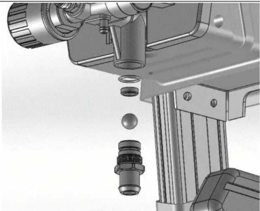 MSW HSPR-650HW - Inlet valve removal and installation - 1