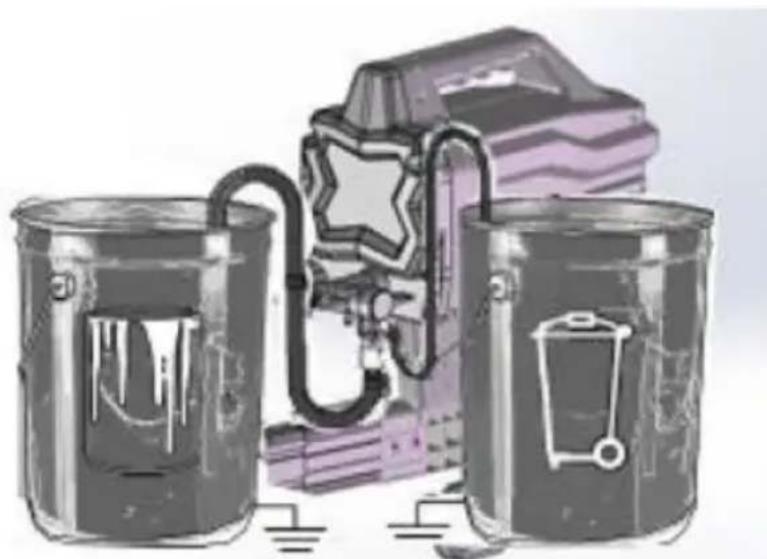 MSW HSPR-650HW - Cleaning with a pail - 3