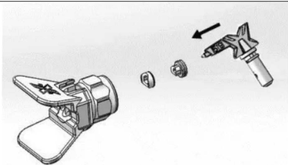 MSW HSPR-650HW - Spray tip installation - 2