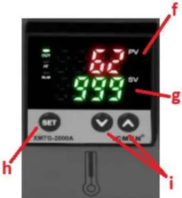 MSW PASO T10 - Temperature controller with display: - 1