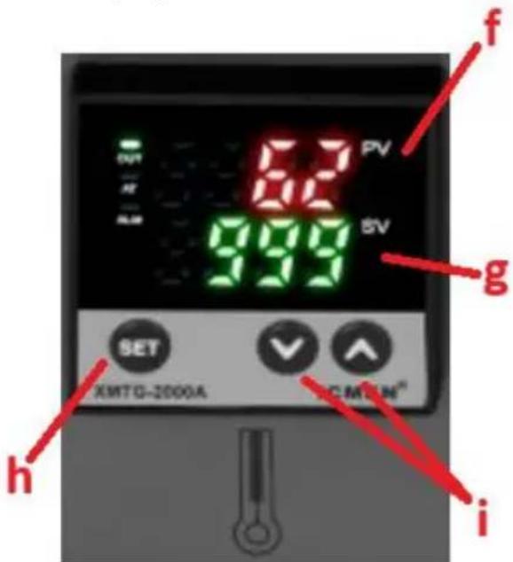 MSW PASO T10 - Temperaturregulator med display: - 1