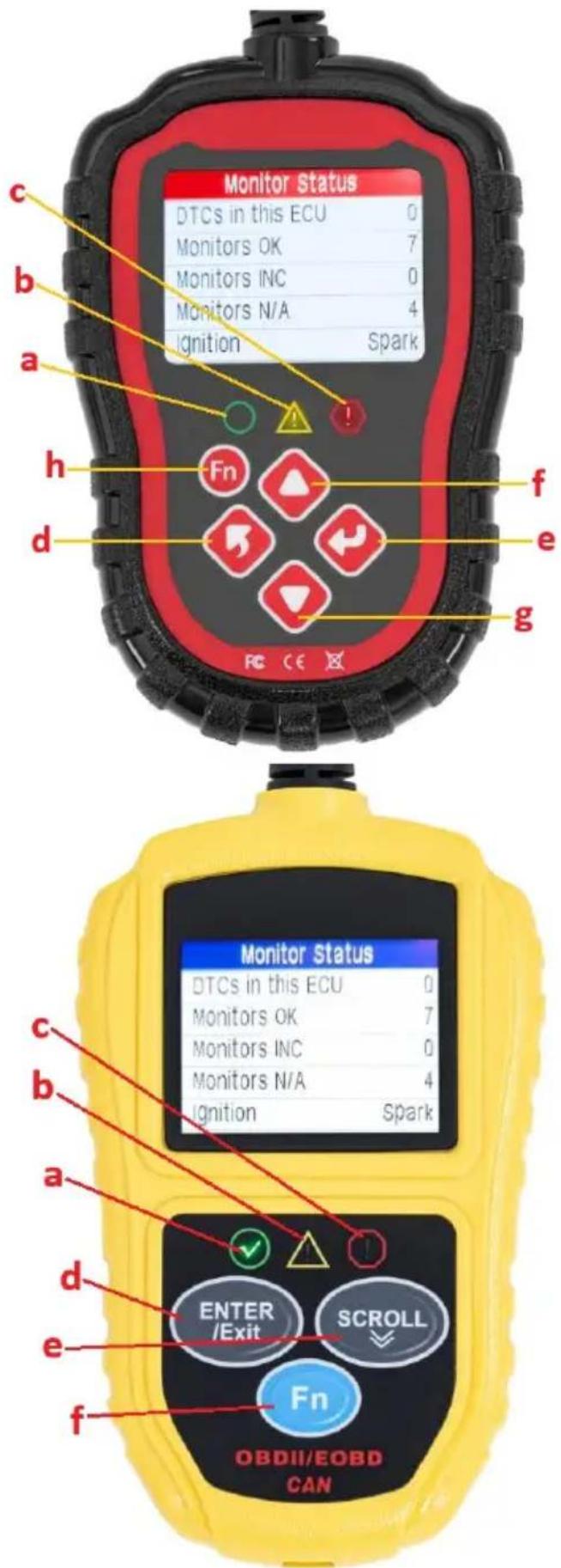 MSW OBD2 - Control panel - 2