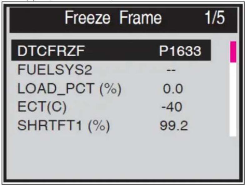 MSW OBD3 - Se Freeze Frame Data - 1