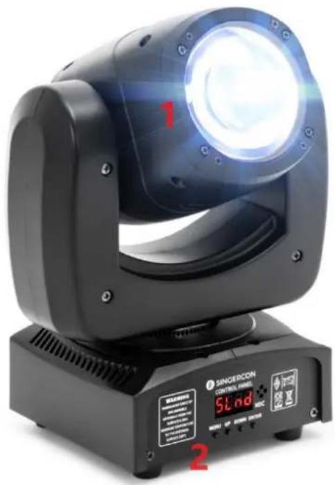 Singercon CON.LED-106 - Beschreibung des Geräts - 1