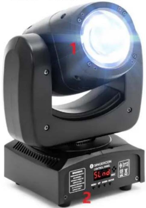 Singercon CON.LED-106 - Descrição do dispositivo - 1